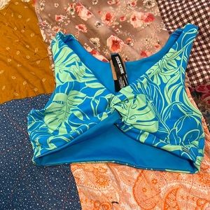 Pink swim four way reversible top